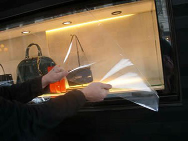 antigrafitti proteccion mediante lámina de vinilo