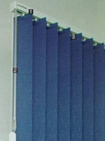 persianas de lamas verticales